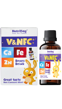 纽奇V&NFC钙铁锌滴液饮品